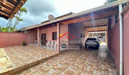 Casa com 3 dormitórios à venda, 126 m² por R$ 570.000,00 - Jardim Regina - Área Verde - Itanhaém/SP