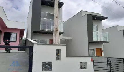 Casa com 2 dormitórios à venda, 79 m² por R$ 430.000,00 - Potecas - São José/SC