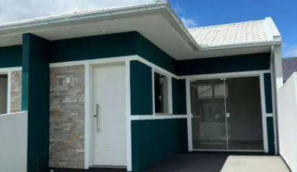 Casa com 2 dormitórios à venda, 48 m² por R$ 365.000,00 - Forquilhas - São José/SC