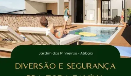 Casa para Venda em Atibaia, Jardim dos Pinheiros, 3 dormitórios, 3 suítes, 4 banheiros, 6 vagas