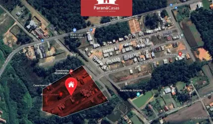 Terreno à venda na Rua Pau-brasil, Eucaliptos, Fazenda Rio Grande, 144 m2 por R$ 142.500