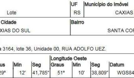 Oportunidade Única em CAXIAS DO SUL - RS | Tipo: Terreno | Negociação: Venda Direta Online  | Situação: Imóvel
