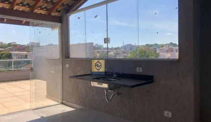Cobertura com 2 dormitórios para alugar, 110 m² por R$ 2.380,00/mês - Jardim Santo Alberto - Santo André/SP