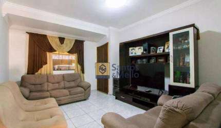Casa com 3 dormitórios para alugar, 174 m² por R$ 3.286,00/mês - Vila América - Santo André/SP