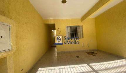 Casa com 2 dormitórios para alugar, 100 m² por R$ 1.565,70/mês - Jardim Rina - Santo André/SP