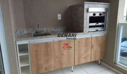 Apartamento com 3 dormitórios para alugar, 75 m² por R$ 3.050,71/mês - Cidade Nova - Indaiatuba/SP