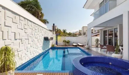 Casa com 7 dormitórios para alugar/diaria, 450 m² - Jurerê Internacional - Florianópolis/SC