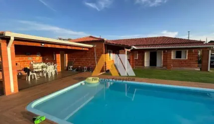Chácara com 4 dormitórios à venda, 850 m² por R$ 680.000 - Jundiacanga - Araçoiaba da Serra/SP