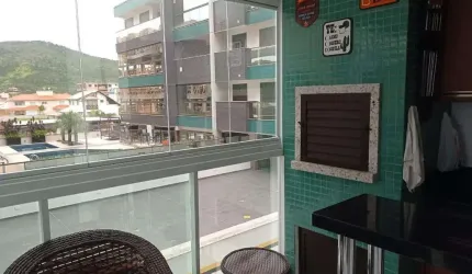 Apartamento 2 quartos semimobiliado à venda no Residencial Atlântico, na Praia de Palmas em Governador Celso Ramos - Santa Catarina
