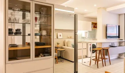 Apartamento Garden 02 quartos Mobiliado à venda no Residencial Palmas Premier na Praia de Palmas em Governador Celso Ramos - Santa Catarina.