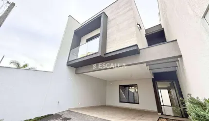 Sobrado de alto padrão à venda no Bairro América – Joinville | 3 suítes, área gourmet e 150m² privativos