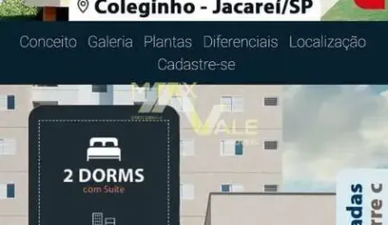 Apartamento com 2 dormitórios à venda, 69 m² por R$ 299.000 - Jardim Coleginho - Jacareí/SP