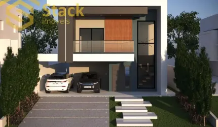 CASA EM CONSTRUÇÃO A VENDA COM 4 SUÍTES  E PISCINA NO CONDOMÍNIO PECAN EM ITUPEVA!