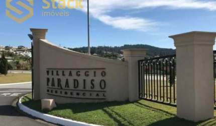 TERRENO COM 777M² À VENDA - CONDOMINIO RESIDENCIAL VILLAGGIO PARADISO - ITATIBA-SP.