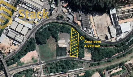 TERRENO COMERCIAL/INDUSTRIAL  A VENDA - 4.270m² - VARZEA PAULISTA - SP.