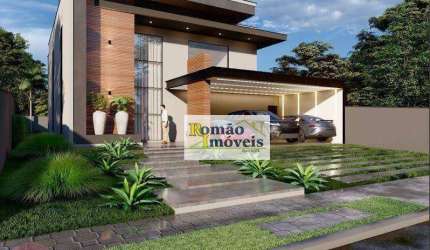 Casa com 4 -Suítes à venda, 299 m² por R$ 2.700.000 - Condominio Figueira Garden - Atibaia/SP