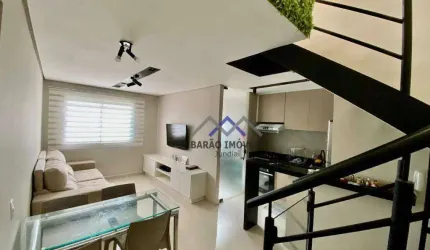Cobertura com 2 dormitórios à venda, 109 m² por R$ 905.000,00 - Condomínio Fatto Torres de São José - Jundiaí/SP