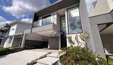 CASA NOVA COM 4 DORMITÓRIOS, SENDO 3 SUÍTES INDEPENDETES - CONDOMÍNIO EM JUNDIAÍ/SP.