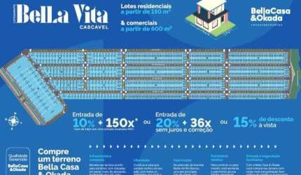 terreno no loteamento Bella vita