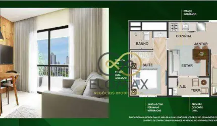 Apartamento com 2 dormitórios à venda, 46 m² por R$ 360.000,00 - Vila Rio de Janeiro - Guarulhos/SP