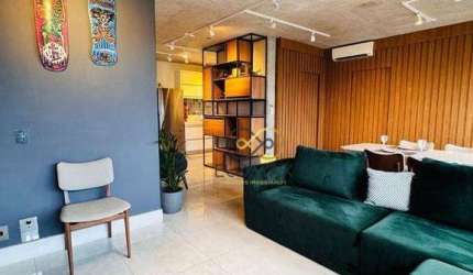 Apartamento com 1 dormitório para alugar, 70 m² por R$ 5.437/mês - São Paulo/SP