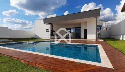 CONDOMINIO SHAMBALA III. Casa térrea com 3 suítes, piscina área gourmet e vaga. Agende sua visita p