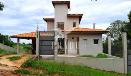 CASA EM COND. FECHADO - 4 SUÍTES,  S. MARIA LARANJAL - ATIBAIA/SP