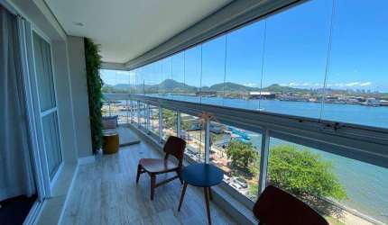 Apartamento Frente ao Mar com 4 dormitórios à venda, 189 m² por R$ 2.580.000 - Ponta da Praia - Santos/SP