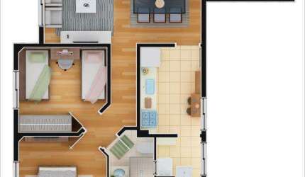Apartamento à venda, 2 quartos, 1 suíte, 1 vaga, Santa Maria - São Caetano do Sul/SP