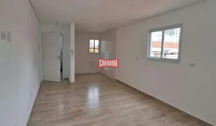 Cobertura à venda, 2 quartos, 1 suíte, 2 vagas, Campestre - Santo André/SP