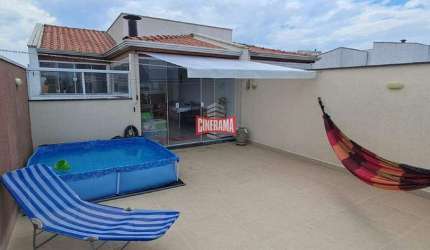 Cobertura à venda, 2 quartos, 1 suíte, 2 vagas, Campestre - Santo André/SP