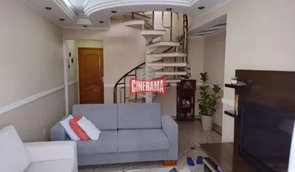 Cobertura à venda, 3 quartos, 1 suíte, 2 vagas, Santa Maria - São Caetano do Sul/SP