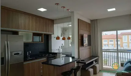 Apartamento mobiliado c/ 2 dorms. Cond. Address Granja Vianna