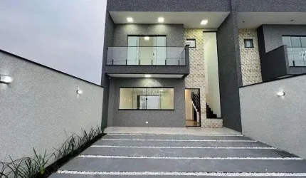 Sobrado no Balneário Sta Terezinha Pontal do Paraná com 3 quartos 3 suítes 131m²