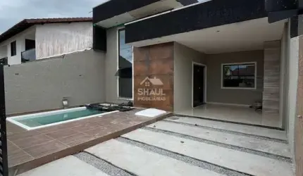 CASA 3 QUARTOS UMA SUÍTE PERTO DO MAR, COM PISCINA!
