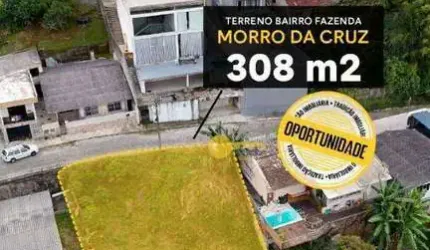 TERRENO DE 307m² NO MORRO DA CRUZ, FAZENDA