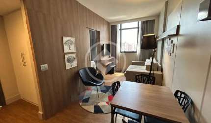 Apartamento de 1 dormitório no Batel, andar alto, mobiliado e decorado. codigo: 93822