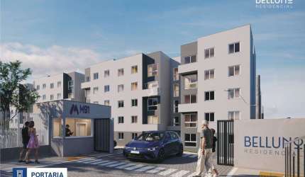 Apartamento com 2 quartos à venda na Rua Ana Dal Alba, 318, Ana Rech, Caxias do Sul, 44 m2 por R$ 189.900
