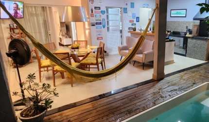Casa em condomínio fechado com 2 quartos para alugar na Rua Dois, 100, Parque Residencial das Nações Indígenas, Cuiabá, 110 m2 por R$ 6.000