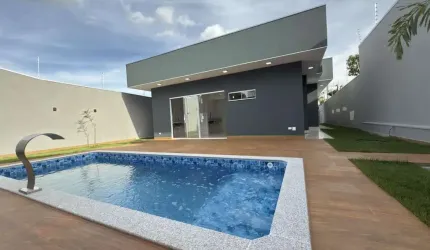 Linda casa moderna com design contemporâneo! - Bairro Rita Vieira