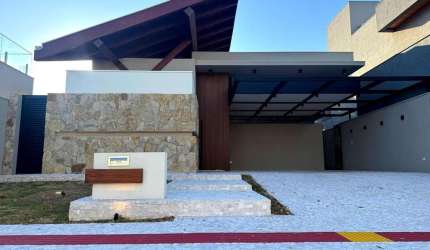 DAMHA IV - CASA TÉRREA NOVA COM 3 SUÍTES, ESCRITÓRIO E PISCINA - ARQUITETURA MODERNA