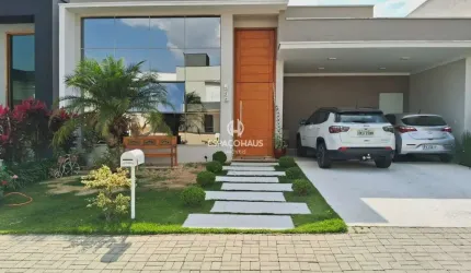 Casa em condomínio fechado com 3 quartos à venda na Avenida Fábio Ferraz Bicudo, Jardim Residencial Dona Lucilla, Indaiatuba por R$ 1.750.000