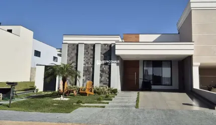 Casa em condomínio fechado com 3 quartos à venda na Avenida Fábio Ferraz Bicudo, Jardim Residencial Dona Lucilla, Indaiatuba por R$ 1.703.000