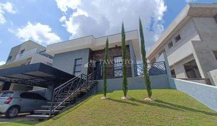 Casa  Térrea no condomínio Terras de Atibaia I em Atibaia/SP