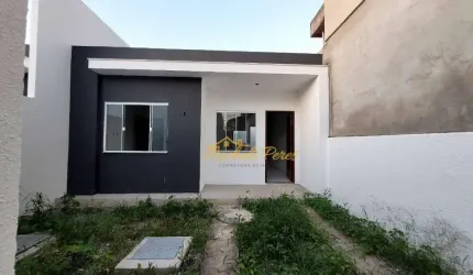 Excelente casa linear com quintal com possibilidade de espaço gourmet, 2 quartos à venda, 60 m² - Maria Turri - Rio das Ostras/RJ