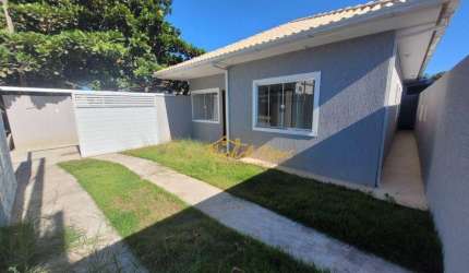 Casa a 100 metros da Rodovia Amaral Peixoto com 3 dormitórios à venda, 74 m² por R$ 330.000 - Floresta Das Gaivotas - Rio das Ostras/RJ