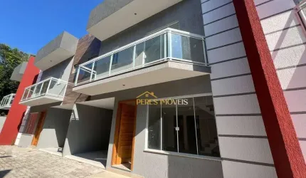 Linda casa duplex em condomínio com 3 quartos à venda, 126 m² - Extensão do Bosque - Rio das Ostras/RJ