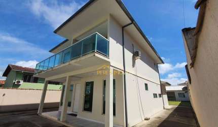Excelente casa duplex alto padrão em terreno inteiro com 4 quartos, 283 m² - venda ou aluguel - Mar y Lago/Terra Firme - Rio das Ostras/RJ