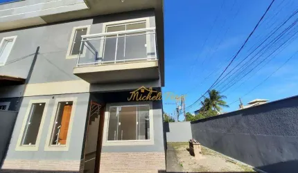 Casa com 2 dormitórios para alugar, 180 m² por R$ 2.958,33/mês - Recreio - Rio das Ostras/RJ