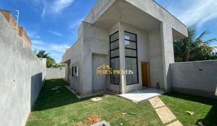 FASE FINAL DE ACABAMENTO! Casa de Alto Padrão à venda por R$ 450.000 - Enseada das Gaivotas - Rio das Ostras/RJ